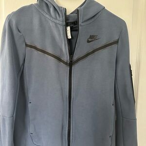 Boys Nike Slate Blue tech Full-Zip Hoodie